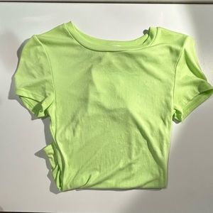 neon green bodysuit